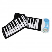Гибкое пианино для детей BabySmile Music Piano MP49 (49 клавиш, портативное MIDI пианино, USB 2.0, 14 мелодий, генератор ритма и аккордов)