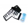 Гибкое пианино для детей BabySmile Music Piano MP49 (49 клавиш, портативное MIDI пианино, USB 2.0, 14 мелодий, генератор ритма и аккордов)