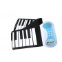 Гибкое пианино для детей BabySmile Music Piano MP49 (49 клавиш, портативное MIDI пианино, USB 2.0, 14 мелодий, генератор ритма и аккордов)
