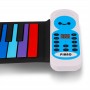 Гибкое пианино для детей BabySmile Music Rainbow MR37 (37 клавиш, портативное MIDI пианино, USB 2.0, 14 мелодий, генератор ритма и аккордов, цвет радуга)