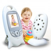 Видеоняня BabySmile Dolphin (ночное видение, датчик температуры, активация голосом, высокочувствительный микрофон, LCD дисплей размером 2", колыбельные мелодии)