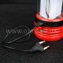 2 в 1 - Кемпинговый фонарь + Power Bank (8 LED, 200 люмен, регул. яркости, 3xAA/Solar/220В)