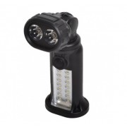 2 в 1 - Кемпинговый, аварийный фонарь (14+2 LED, 2 режима, 4xAAA)