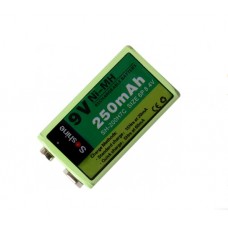 Аккумулятор никель-металлогидридный Ni-MH Крона-9V (6F22) Soshine 9V (250mAh)