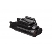 Лазерный целеуказатель LaserMax Spartan с фонарем на планку Пикатинни (красный, 650 нМ, 120 люмен, двустороннее управление)