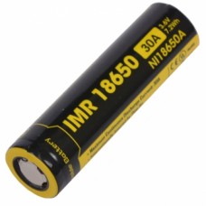 Аккумулятор литиевый Li-Ion IMR 18650 Nitecore 3.7V (2000mAh)