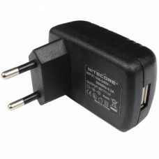 Адаптер 220V -> USB для зарядки фонарей Nitecore (2A)