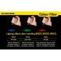 Диффузор фильтр для фонарей Nitecore NFG23 (22-23mm), зеленый