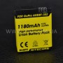 Аккумулятор литиевый Li-Ion Nitecore NLGP3 для GoPro AHDBT-302 3.7V (1180mAh)
