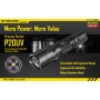 Фонарь Nitecore P20UV (Cree XM-L2 T6 + ultraviolet LED, 800 люмен, 8 режимов, 1x18650/2xCR123A)