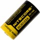Аккумулятор литиевый Li-Ion CR123A Nitecore NL166 3.7V (650mAh), защищенный