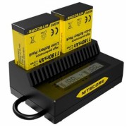 Зарядное устройство Nitecore UGP3 для GoPro Hero 3 (AHDBT- 302/301/201)