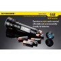 Фонарь Nitecore EA8 (Cree XM-L U2, 900 люмен, 8 режимов, 8xAA), теплый белый