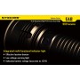 Фонарь Nitecore EA8 (Cree XM-L U2, 900 люмен, 8 режимов, 8xAA), теплый белый