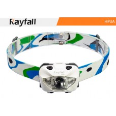 Фонарь налобный Rayfall HP3A (Cree XP-G, 168 люмен, 5 режимов, 3хААА), белый