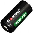 Аккумулятор литиевый Li-Ion CR123A / 16340 Soshine 3.7V (700mAh)