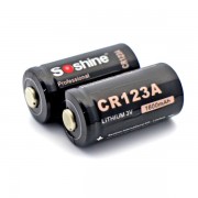 Батарейка литиевая Li-Ion CR123A / 16340 Soshine 3V (1600mAh) Батарейка литиевая Li-Ion CR123A / 16340 Soshine 3V (1600mAh)