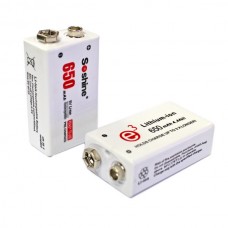 Аккумулятор литиевый Li-Ion Крона-9V (6F22) Soshine 9V (650mAh)