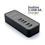Зарядное устройство Soshine USB05 (220V -> 5 USB)