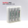 Аккумулятор никель-металлогидридный Ni-MH RTU AAA (R03) Soshine 1.2V (900mAh), 4шт. блистер