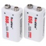 Аккумулятор литиевый Li-Ion Крона-9V (6F22) Soshine 9V (650mAh)