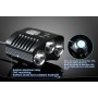 Велофара TrustFire TR-D009 (3xCree XM-L, 1100 люмен, 4 режима, 4x18650 - 4.2V)