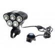 Велофара TrustFire TR-D010 (5xCree XM-L, 2880 люмен, 5 режимов, 6x18650)