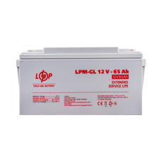 Акумулятор гелевий LPM-GL 12V - 65 Ah Акумулятор гелевий LPM-GL 12V - 65 Ah