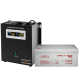 Комплект резервного живлення для котла і теплої підлоги LP (LogicPower) ДБЖ + гелева батарея (UPS W1000VA + АКБ GL 2400W)