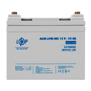 Акумулятор мультигелевий LPM-MG 12V - 33 Ah + справа