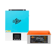 Комплект резервного живлення LogicPower W3000 + літієва (LiFePO4) батарея 2560Wh