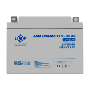 Акумулятор мультигелевий LPM-MG 12V - 26 Ah