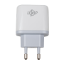 Зарядка для телефону LogicPower 45W (Type-C+USB) QC + кабель (Type-C to Type-C) 45WCH