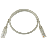 Патч-корд литий UTP RJ45 кат. 5Е 0.5 м (серый)