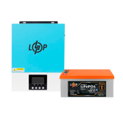 Комплект резервного живлення LogicPower W3000 + літієва (LiFePO4) батарея 5888Wh