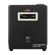 ДБЖ з правильною синусоїдою 12V LPY-W-PSW-800VA+(560Вт)5A/15A
