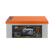 Акумулятор LP LiFePO4 25,6V - 160 Ah (4096Wh) (BMS 200A/100А) пластик LCD Smart BT