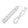 Мережевий фільтр (подовжувач) LogicPower (5x220V-2500W, 1xUSB-38W/PD/QC3.0, 1xType-C 20W, 1xUSB 18W)