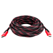 Кабель HDMI-HDMI Ver 1.4 для 3D 10 м (дод. обплетення)