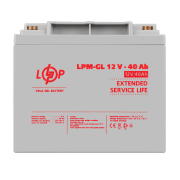 Акумулятор гелевий LPM-GL 12V - 40 Ah